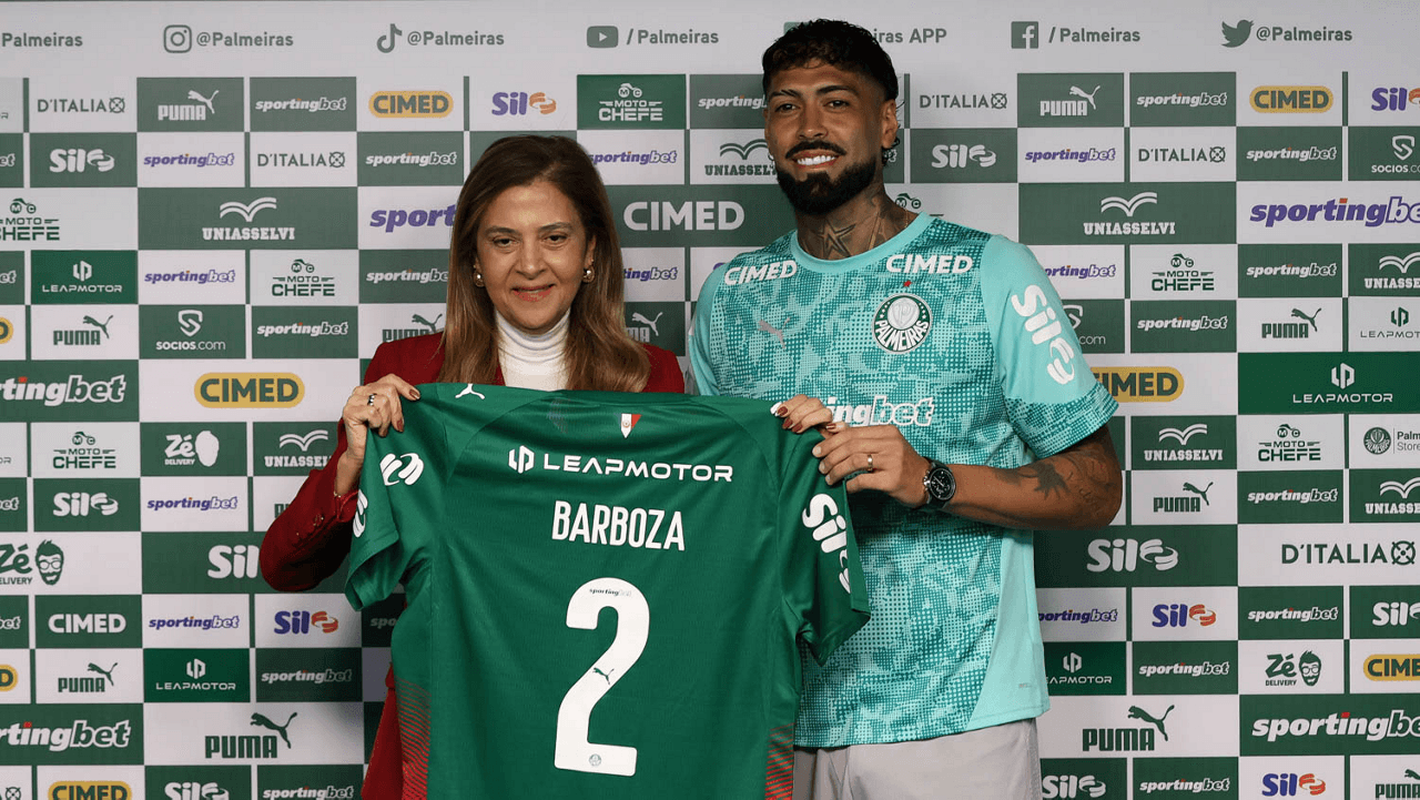 Zagueiro argentino Barboza é anunciado como reforço do Palmeiras até 2028