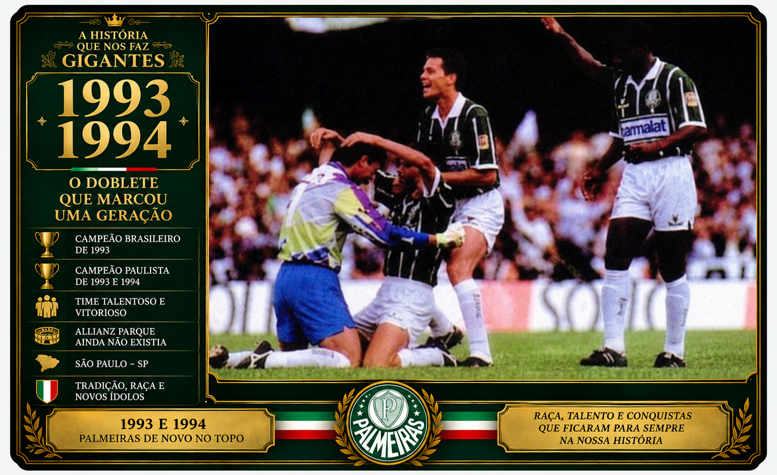 História do Palmeiras — 1993 e 1994